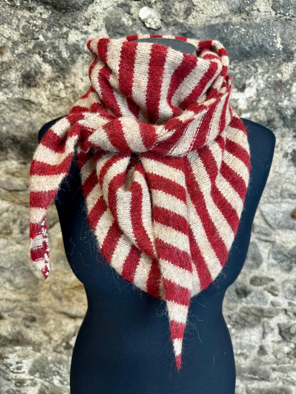 “Nelly” Bretton stripe triangle knit