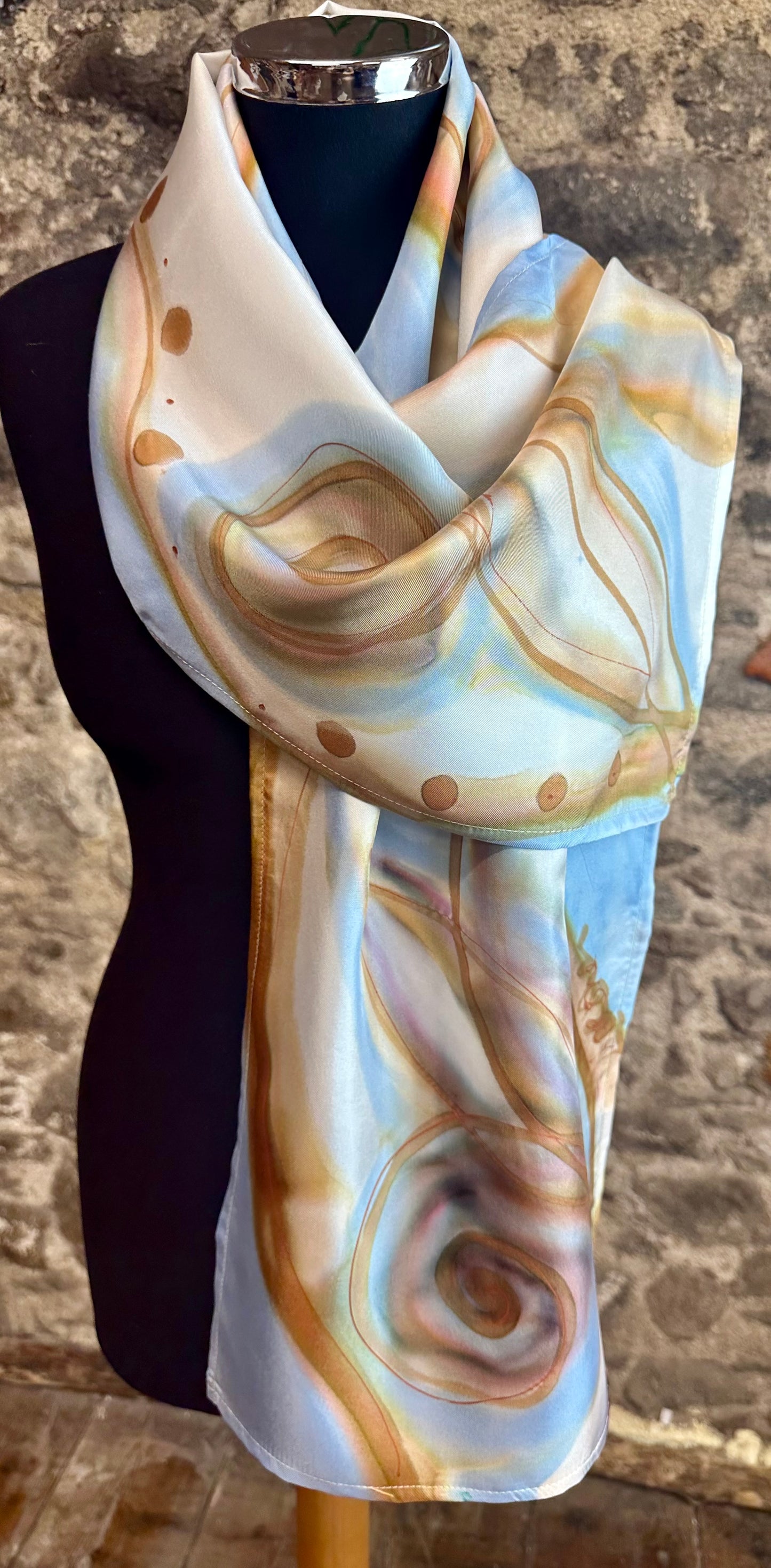 Lorshadesign Handpainted silk scarf collection