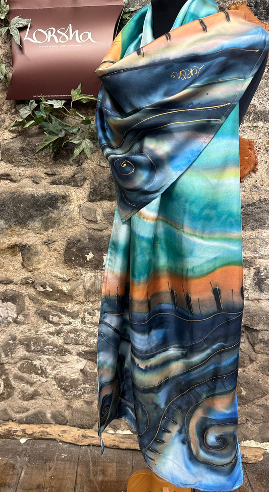 Lorshadesign Handpainted silk wraps