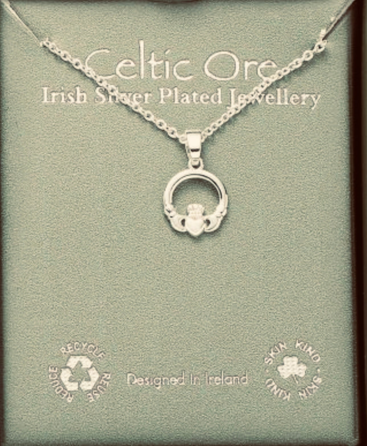 Elegant silver plated heritage claddagh collection