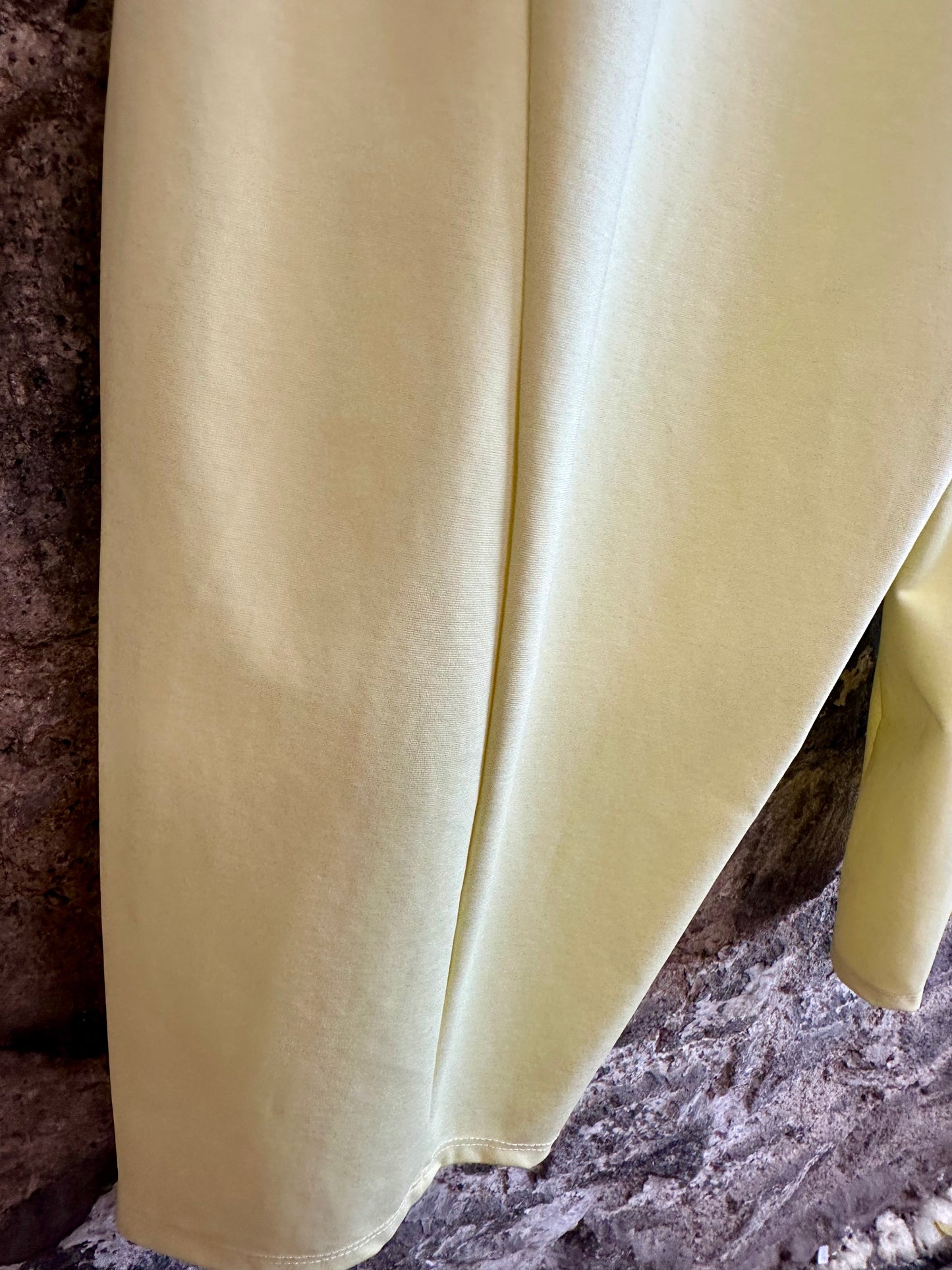 “Lottie “ lemon beautiful Italian barrell leg trousers