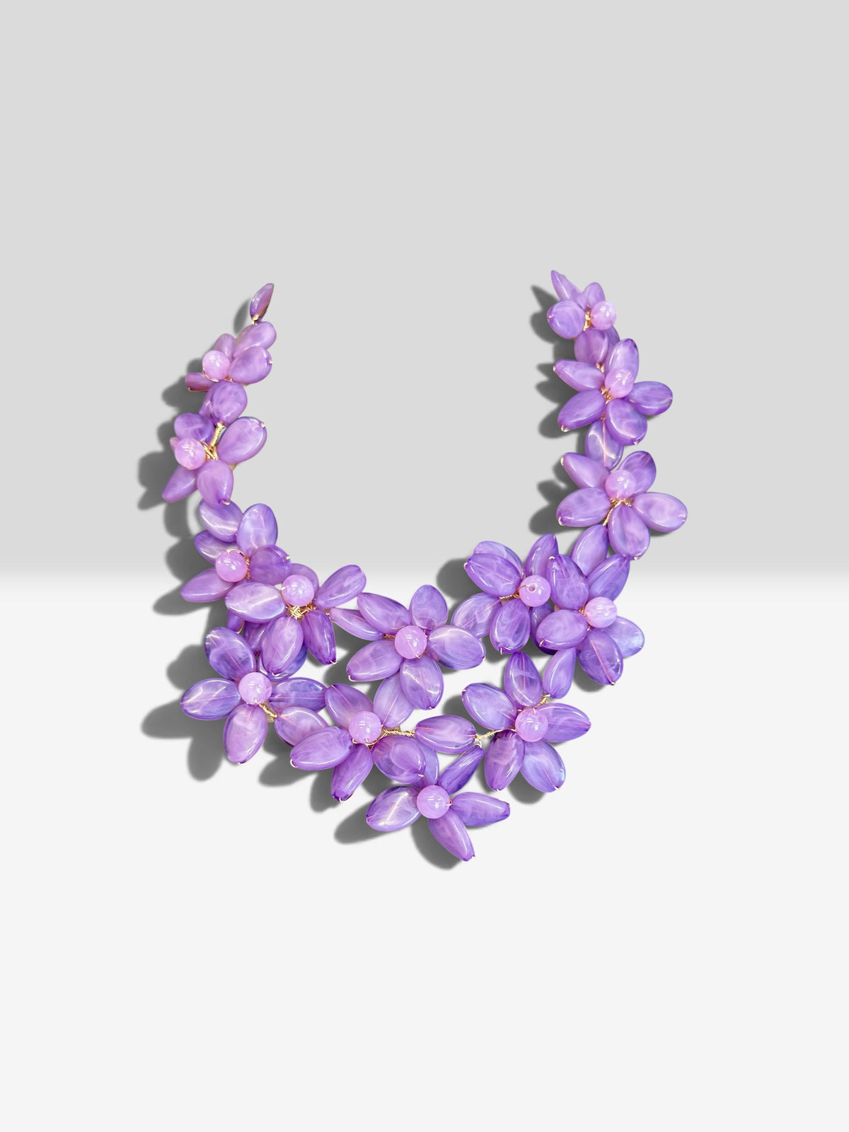 Hydrangea lilac neckpiece