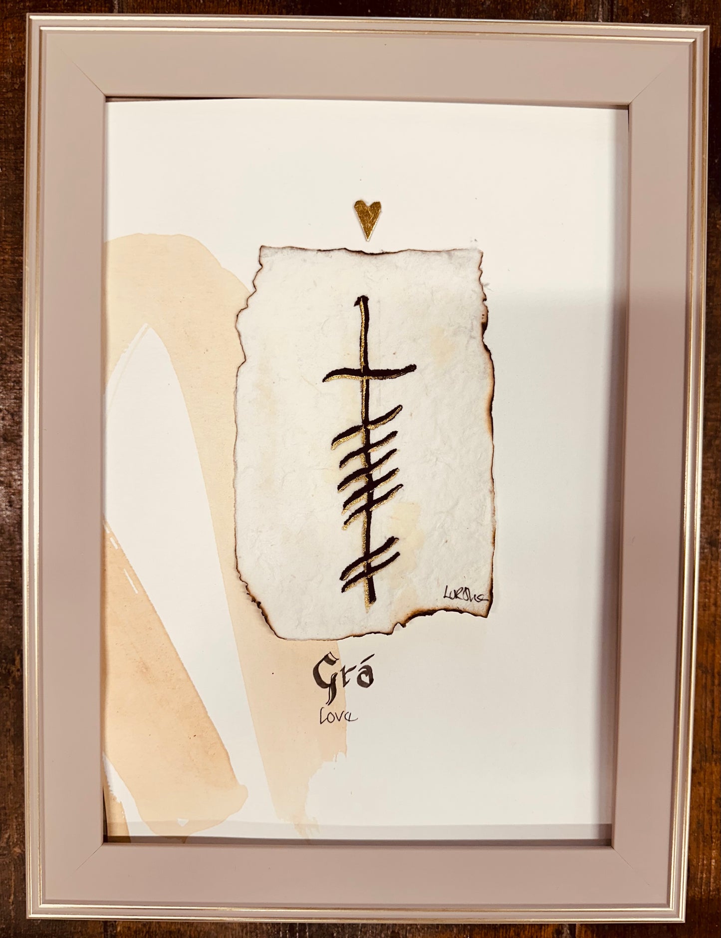 “Grá” love…ogham