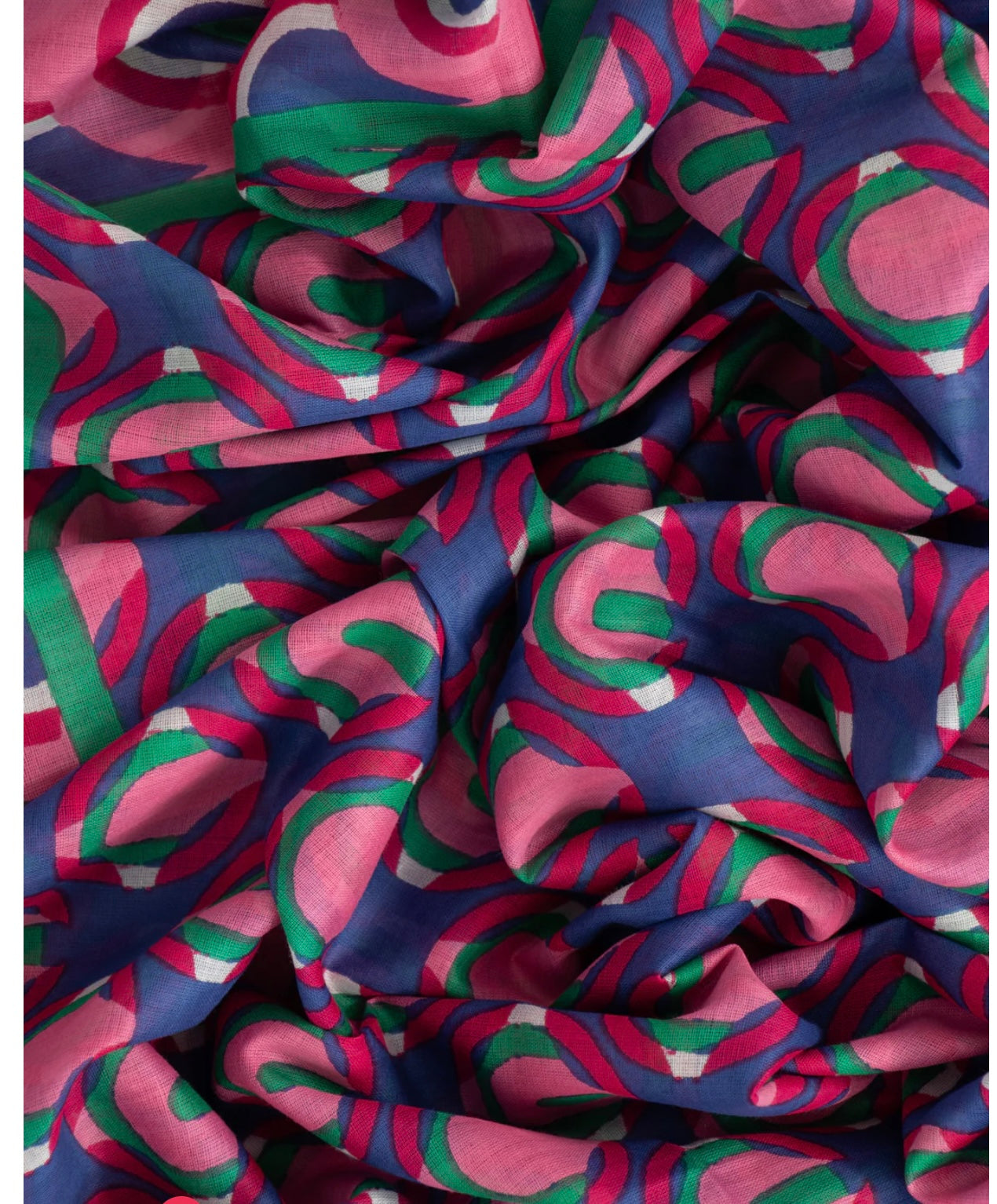 Peacock vibrant abstract wrap