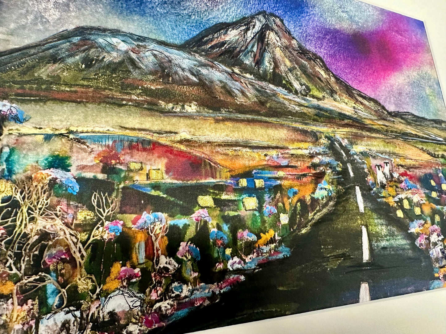 “Colours of the unknown “ Mount Errigal county Donegal