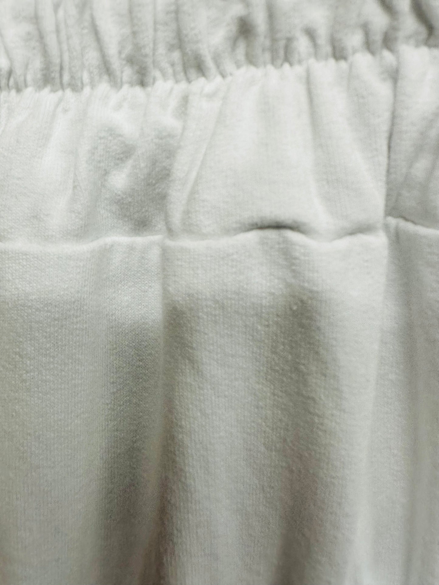 “Mica “classic white cotton jersey italian tulip cocoon trousers