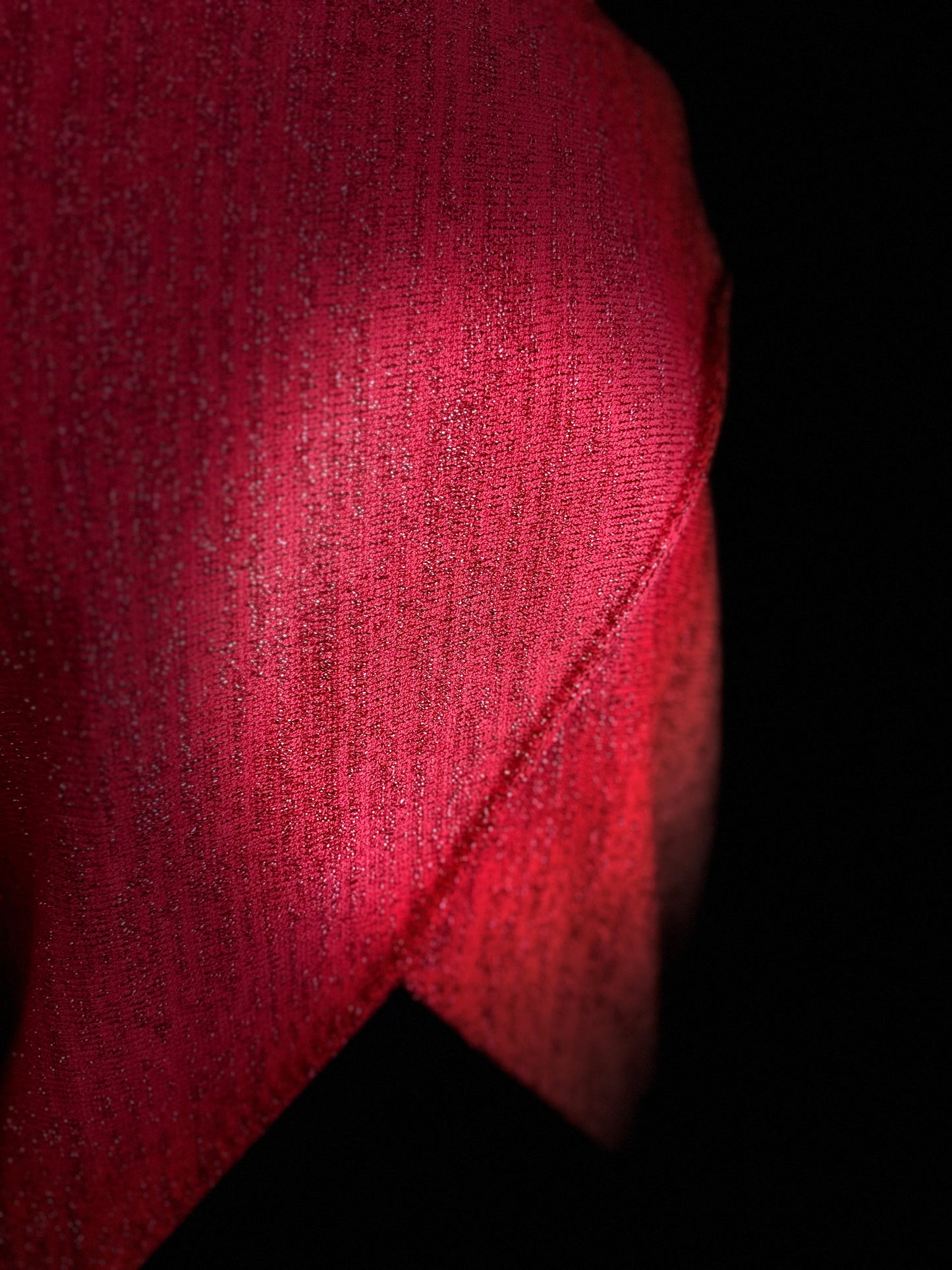 “Tanya “ cherry wrap Italian knit with metallic fleck