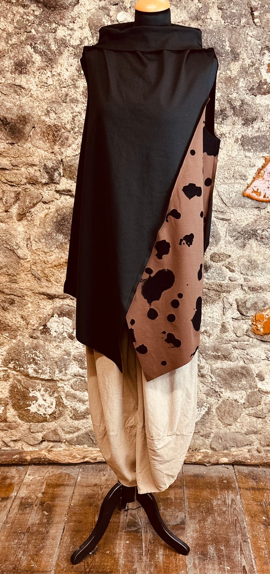 “Pria “ Italian asymmetric tunic