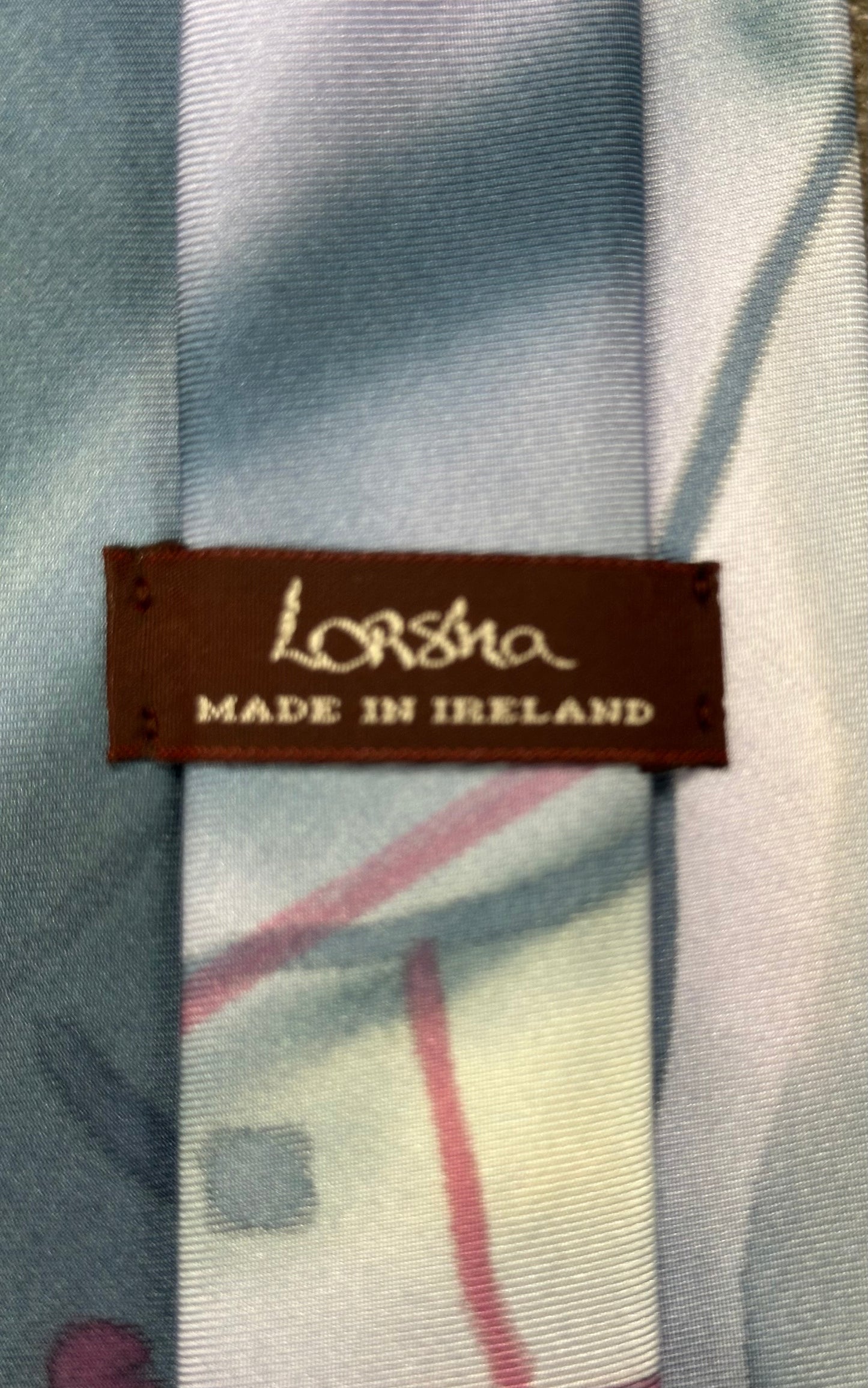 Lorshadesign Handpainted silk tie collection