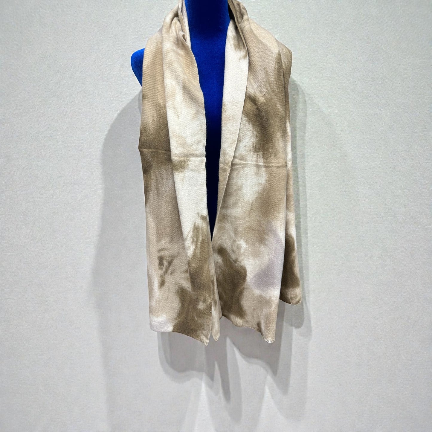 Cloudy naturals fine wool wrap