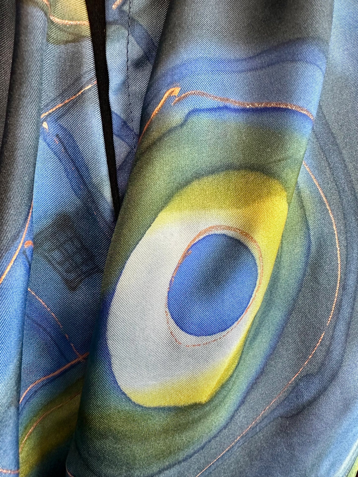 Lorsha Handpainted silk scarf