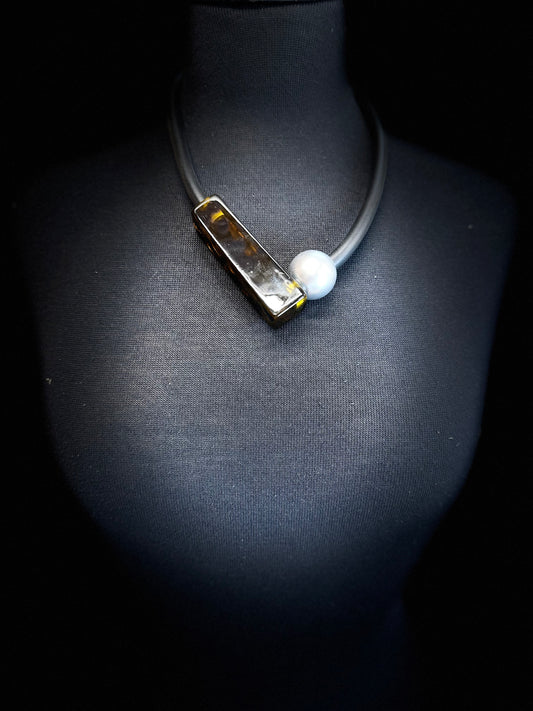 Statement magnetic piece neckpiece