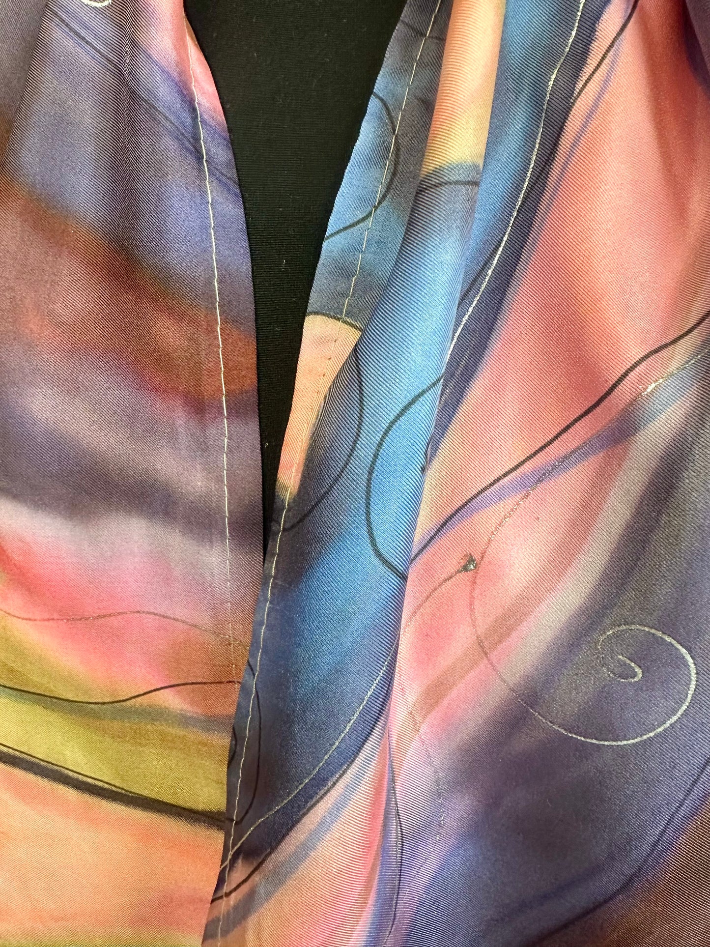 Lorshadesign Handpainted silk scarf