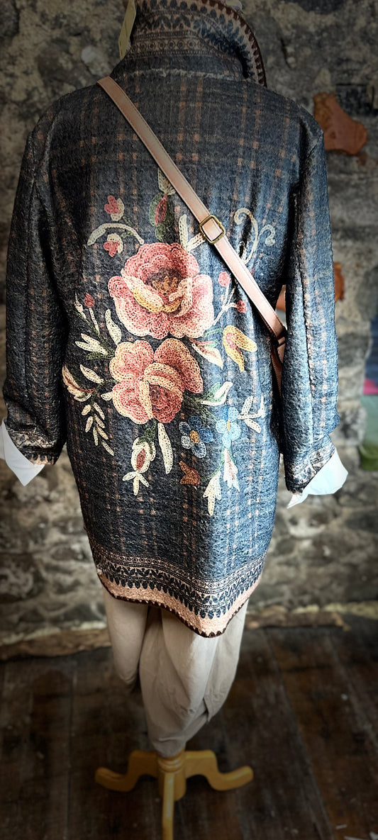 “Maisie “ Italian wool digital print jacket