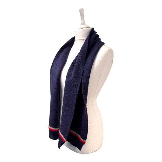 “For him “ navy stripe cosey scarf