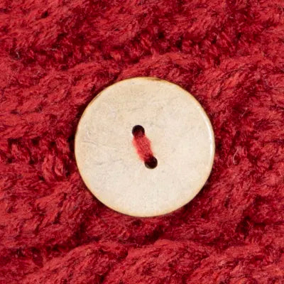 Aran Cable knit button head band