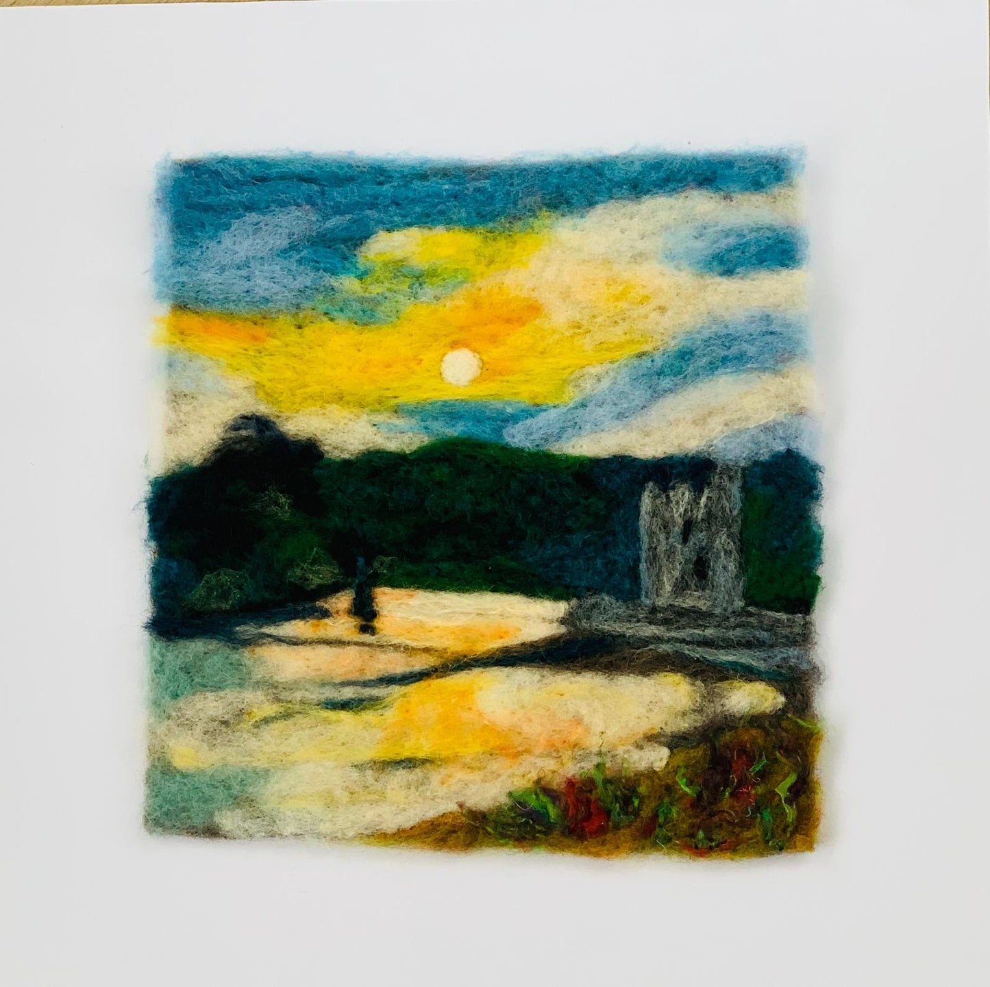 “ golden sky over narrow water castle “ County Down Northern Ireland