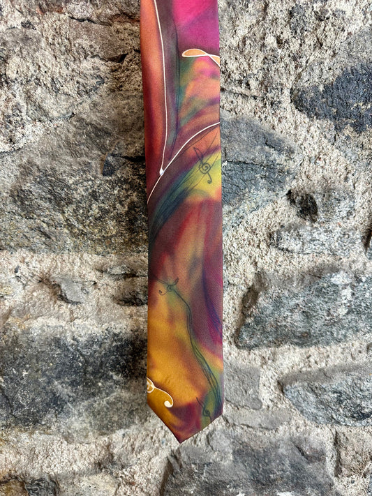 Lorshadesign Handpainted silk tie collection