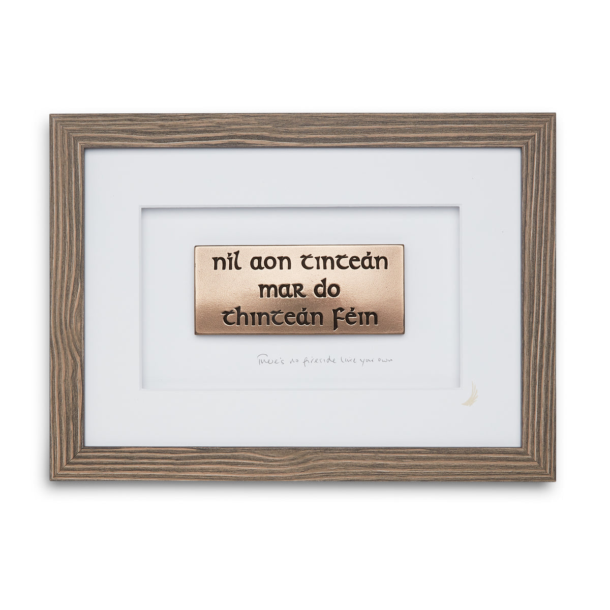 Níl aon tinteán mar do thinteán féin / There's no Fireside like your own