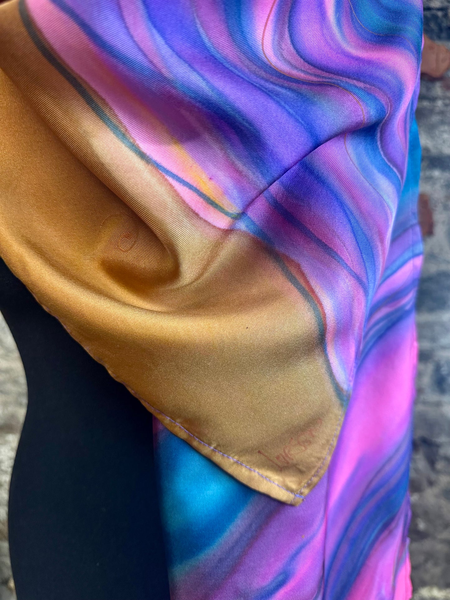Lorshadesign Handpainted silk scarf collection