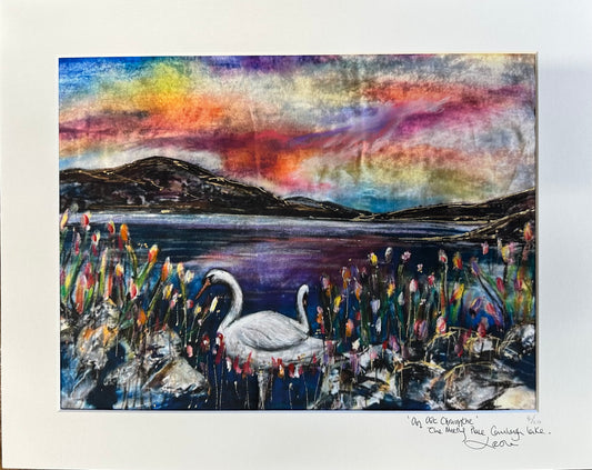An aít Chruinnthe ..camlough lake County Armagh Ltd edition print collection