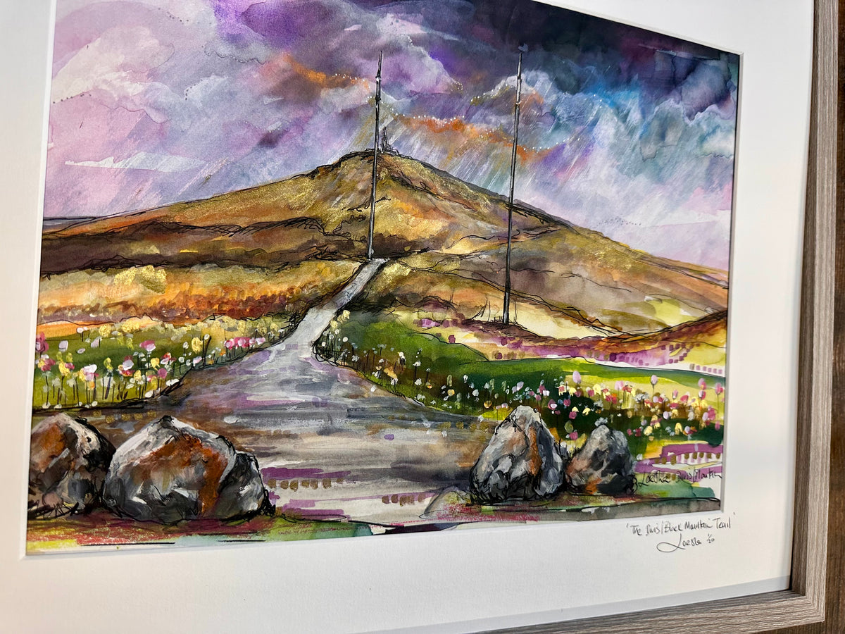 “The Divis Black mountain trail “ Belfast Ltd edition print