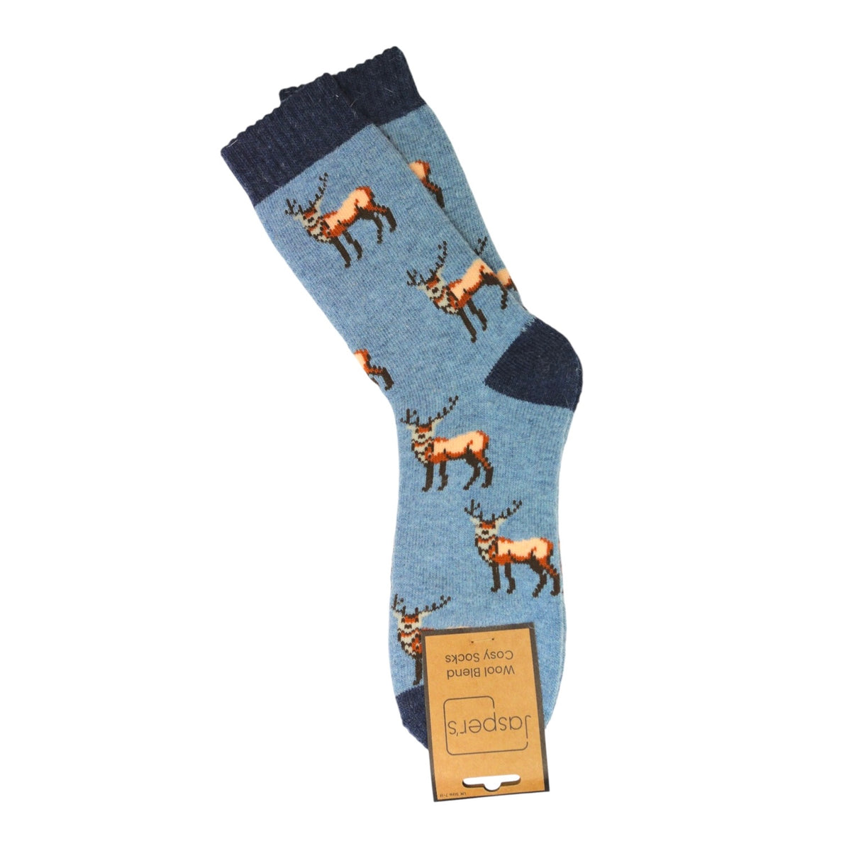 “Little reindeer “ blue cosey socks