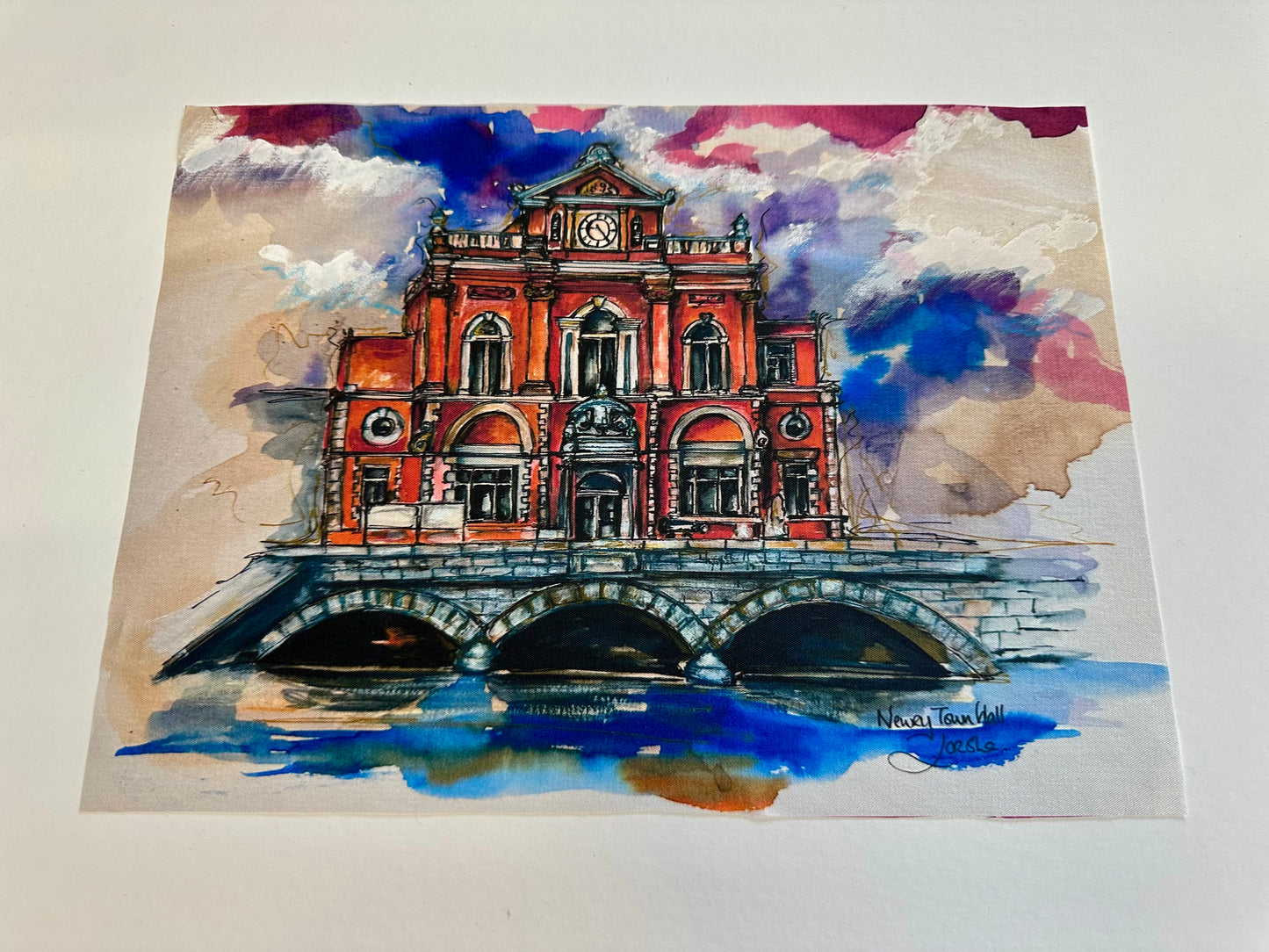 “Newry town hall “ Ltd edition print collection framed