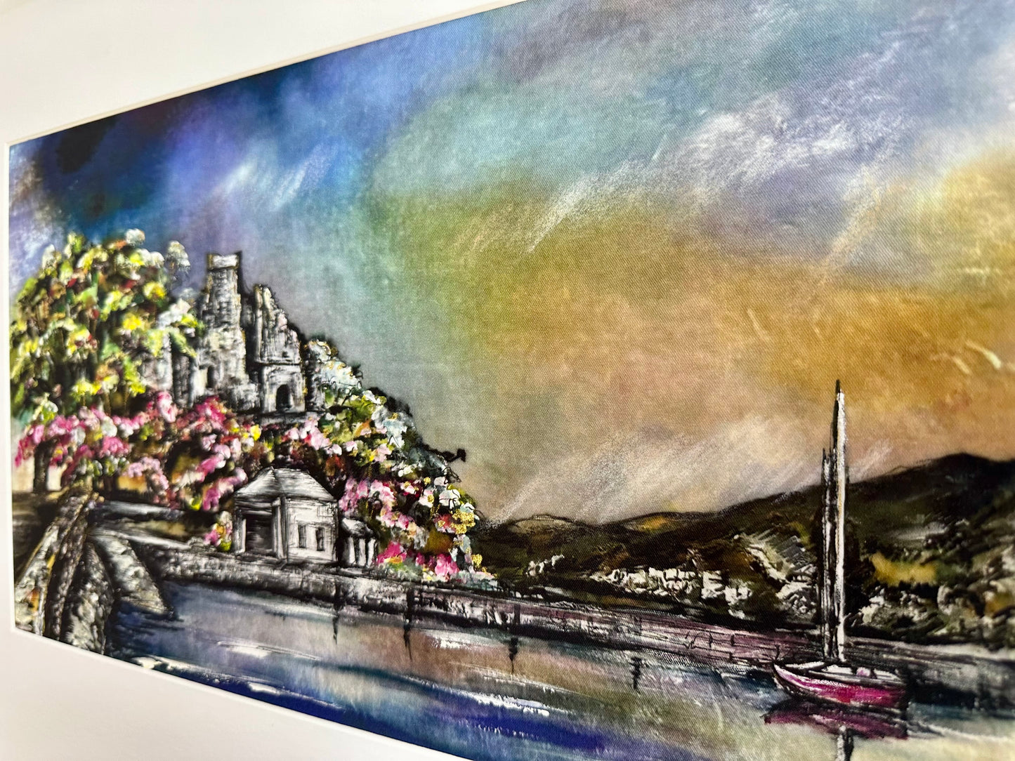“King John’s castle in bloom “ carlingford county Louth