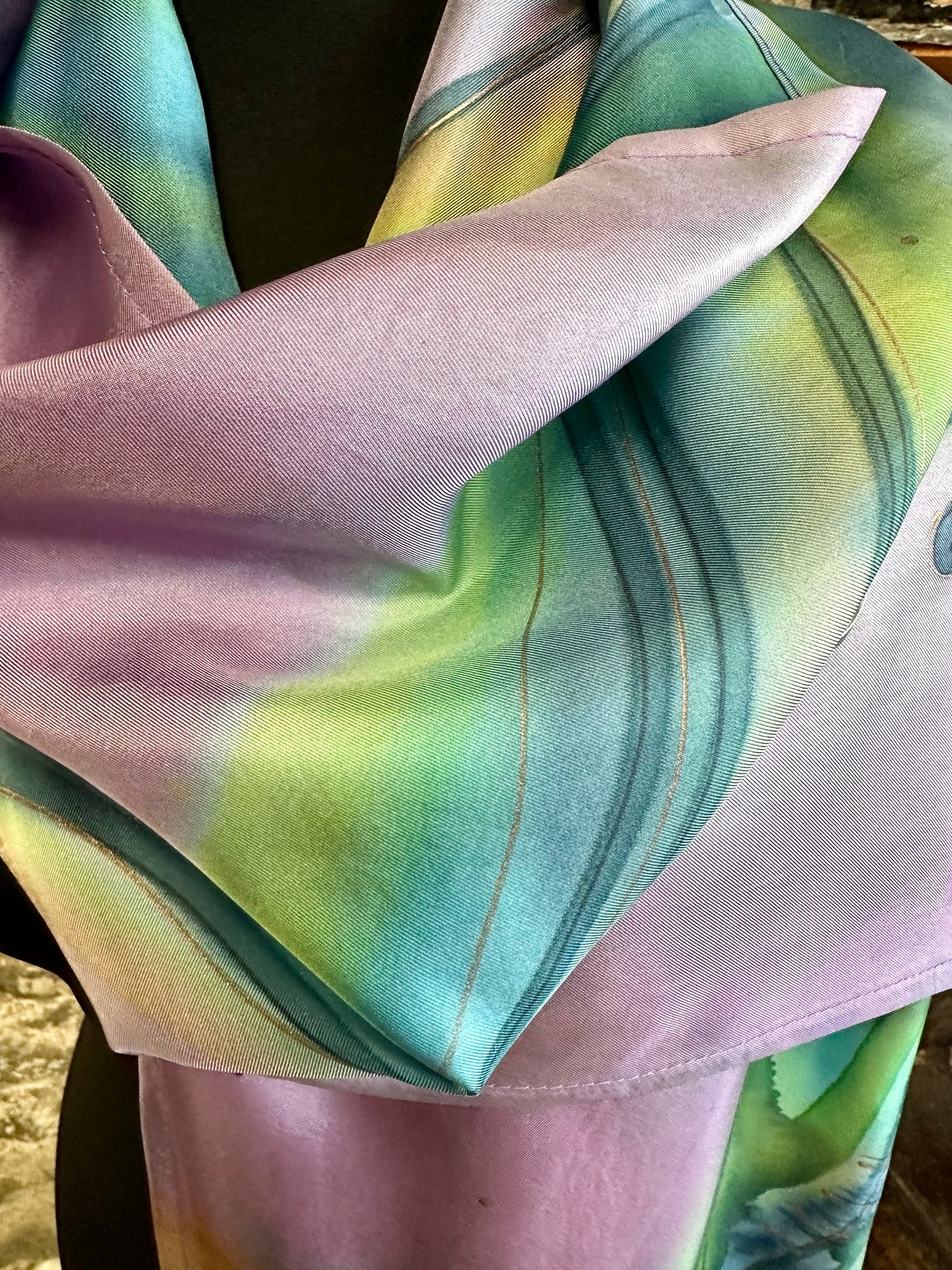 Lorshadesign Handpainted silk scarf collection