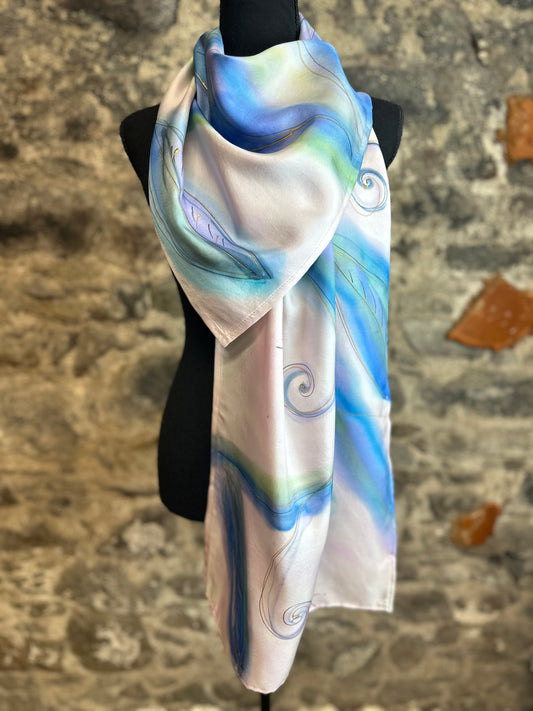Lorshadesign Handpainted silk scarf collection