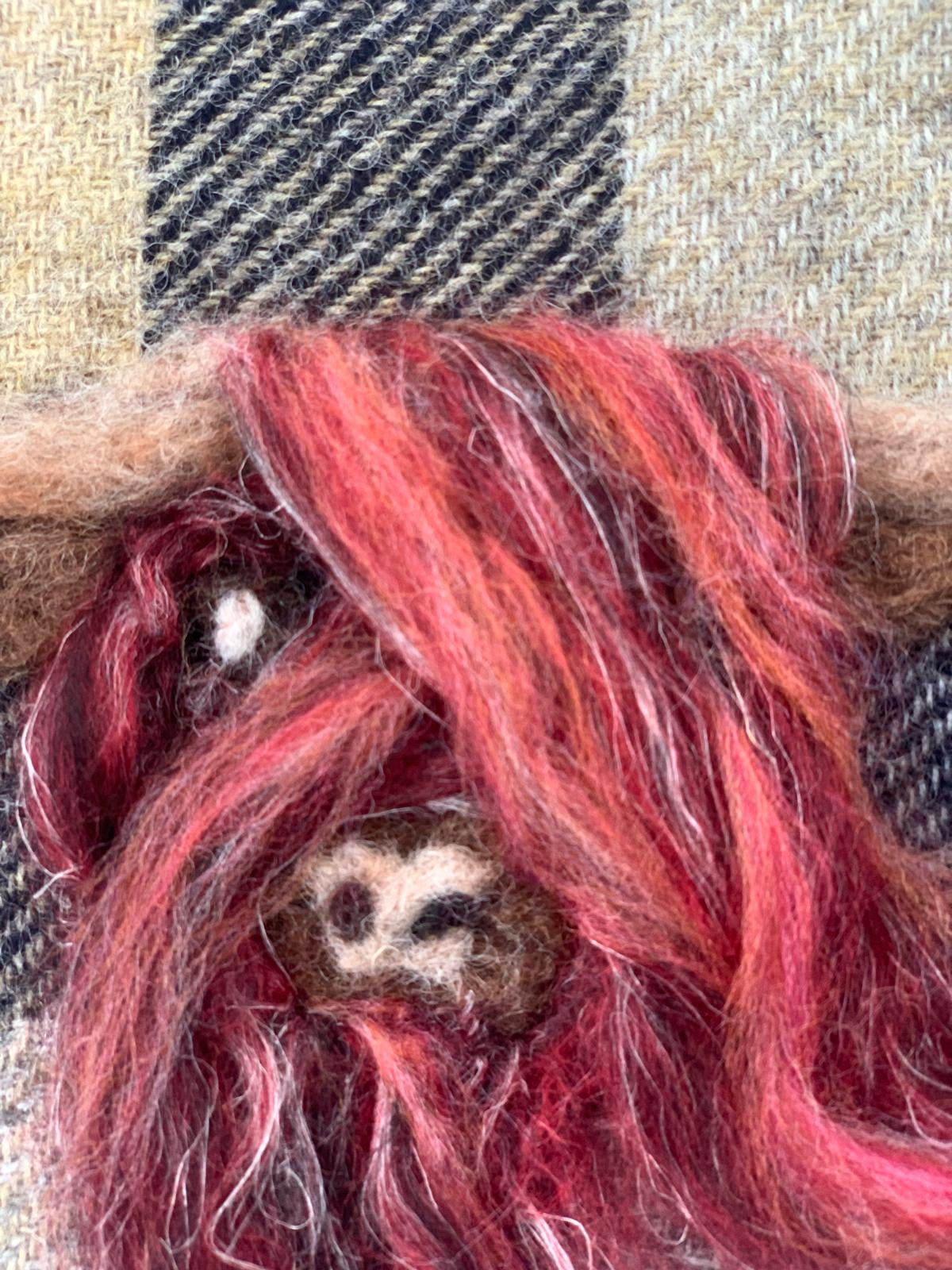 “Highland cow “ Christine Magee hand made needle felted highland friends