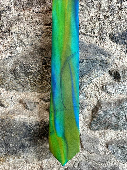 Lorshadesign Handpainted silk tie collection