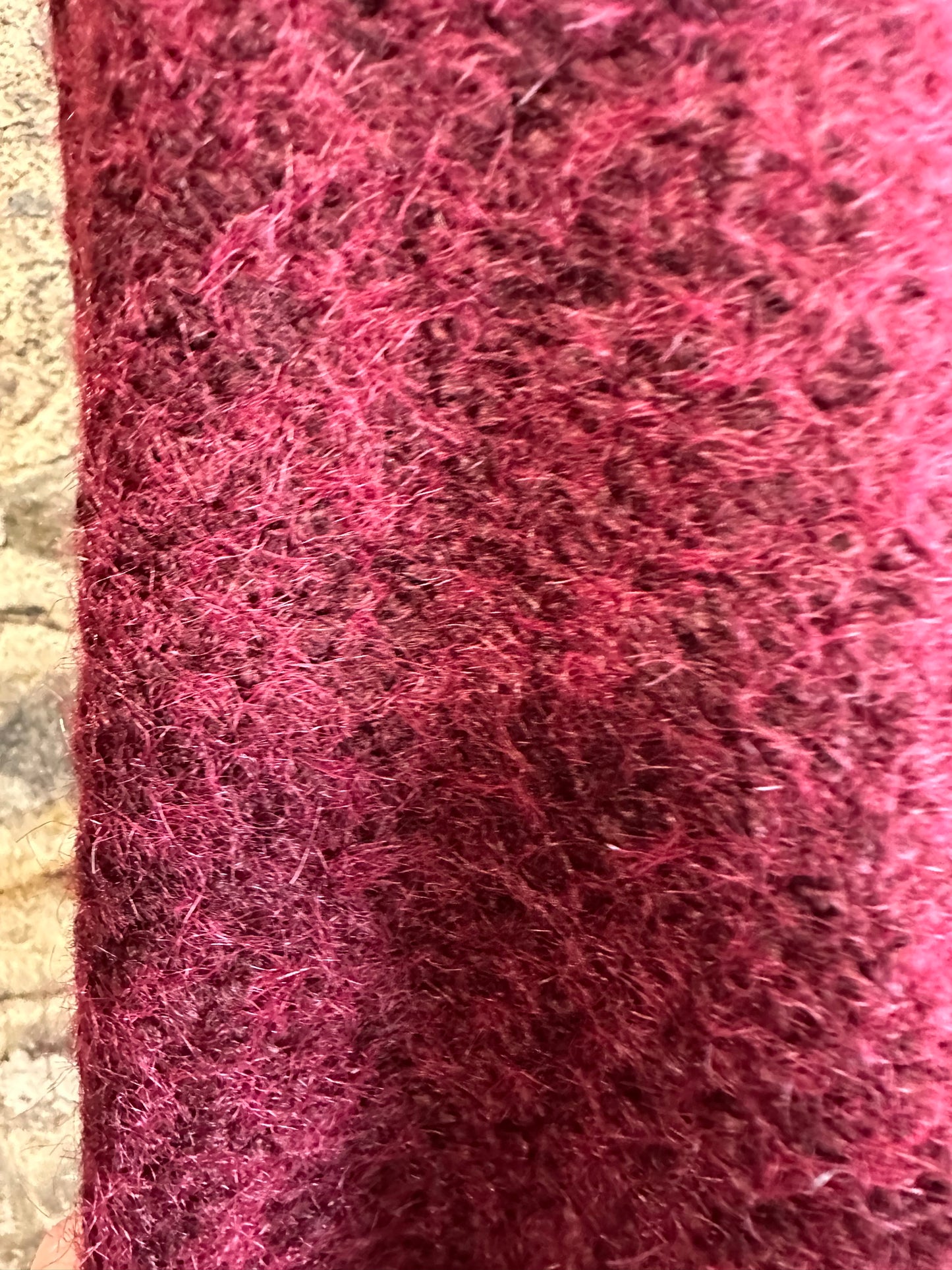 “Kiera “ Italian Bordeaux super cosey kimono full length shacket