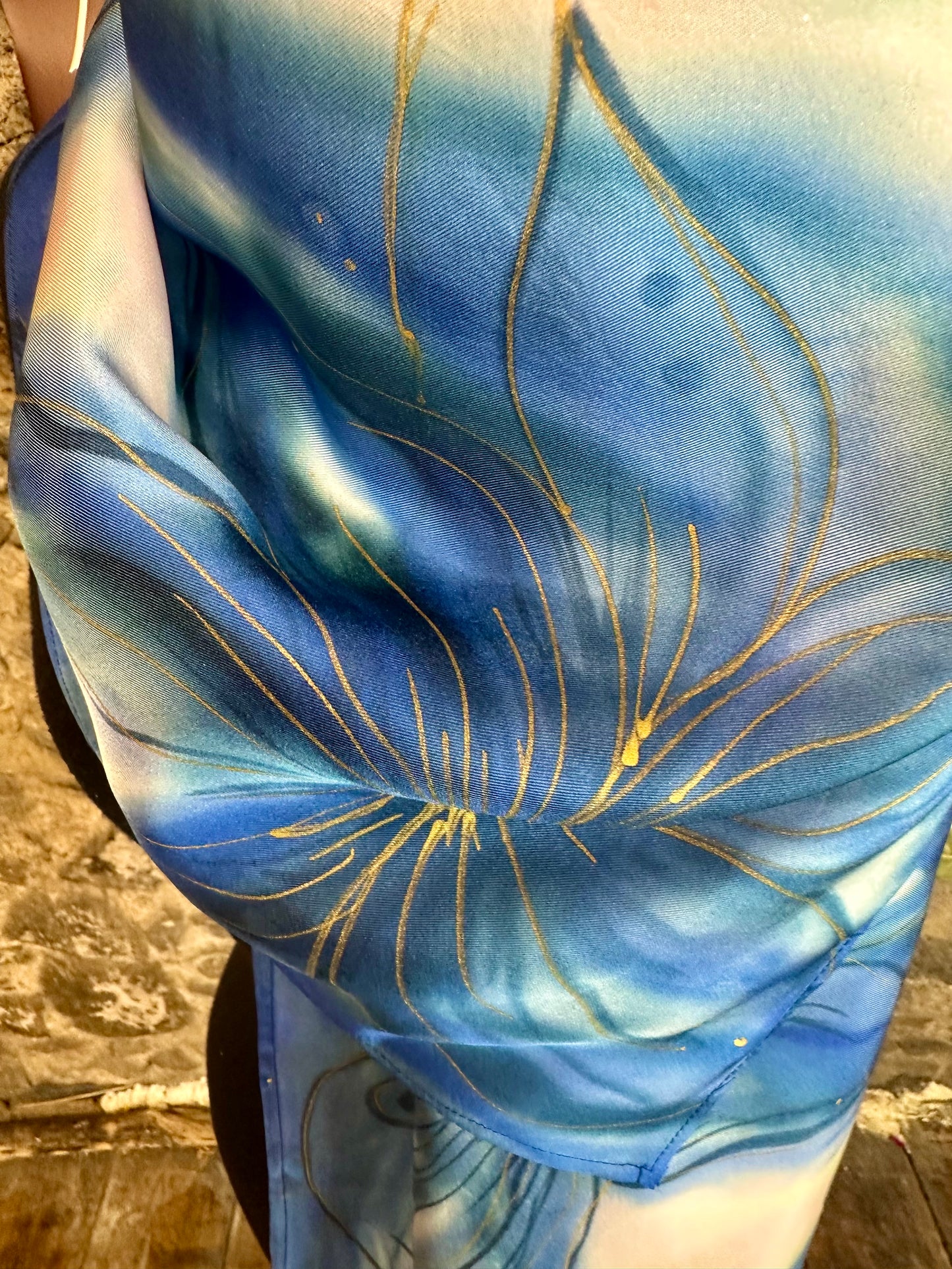 Lorshadesign Handpainted silk scarf collection