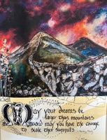 “May your dreams ….”Mourne mountains