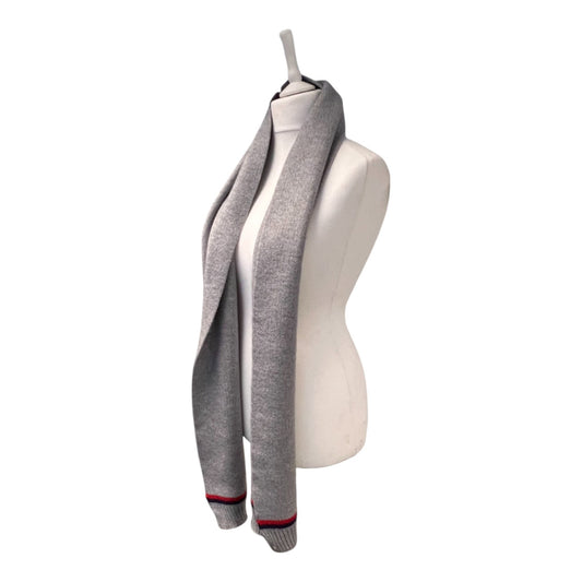 “For him “ grey stripe scarf