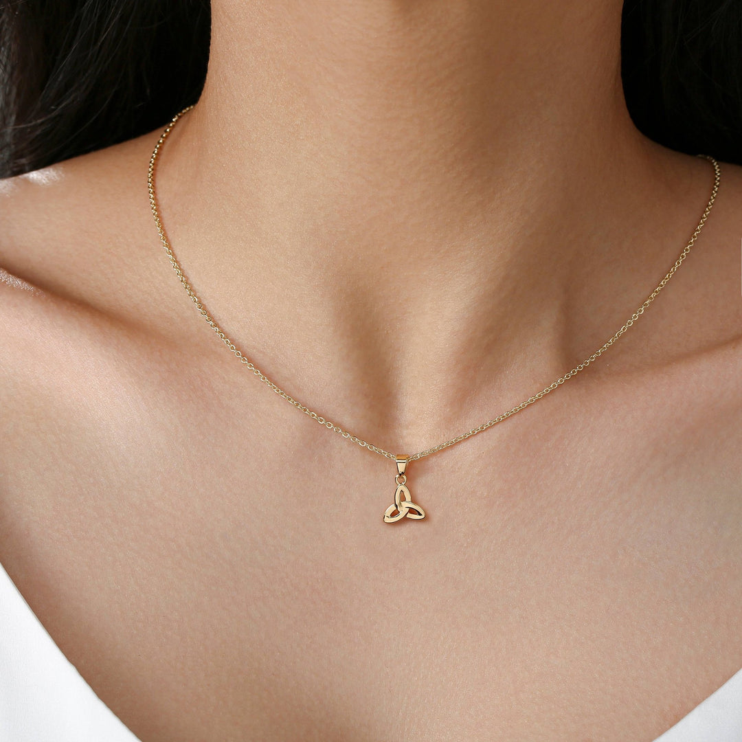 “Trinity “ gold plated pendant