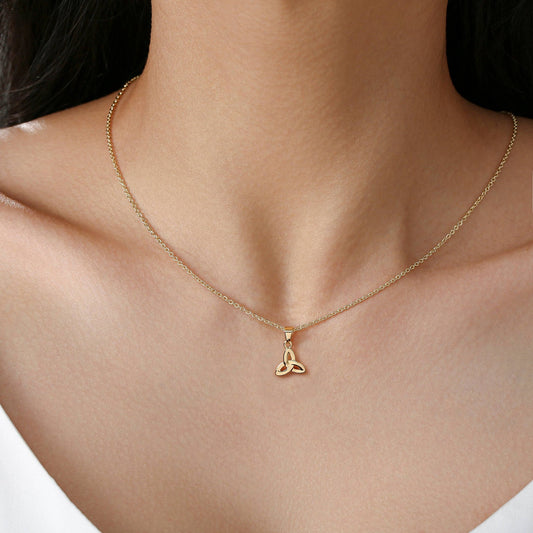 “Trinity “ gold plated pendant