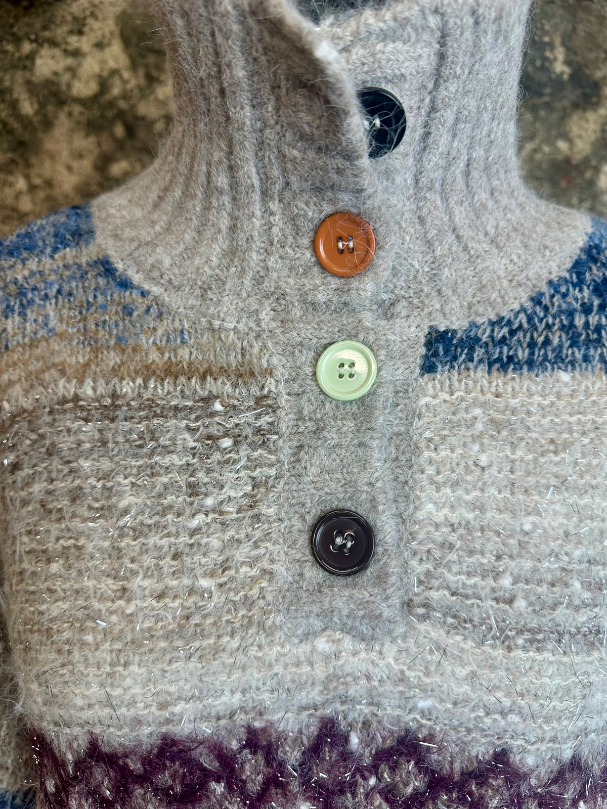 “Jane “ super soft natural  fair isle knit