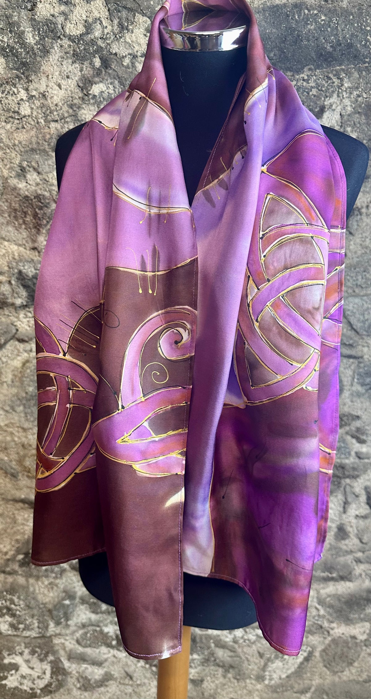 Lorsha Handpainted silk scarfs