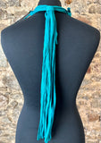 “Abby” TheColourfulEdit teal hand made collar