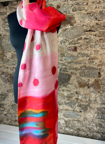 Lorshadesign Handpainted silk scarf collection