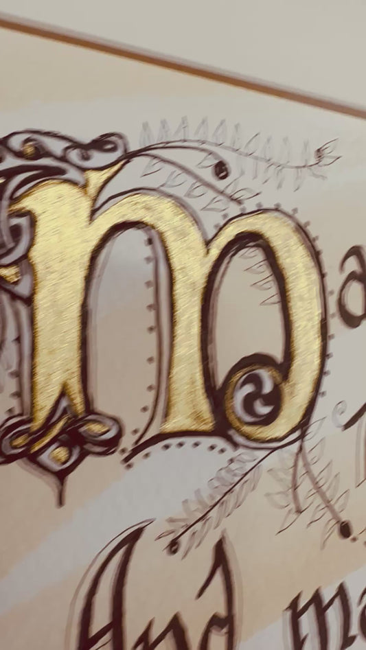 “May the dreams you hold close come true   And may you find peace wherever you roam …”